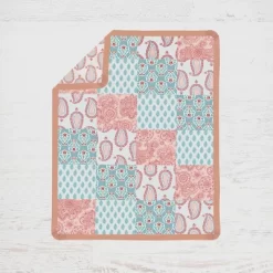 Bacati - Paisley Sophia Coral Aqua 3 Pc Crib Bedding Set -Baby World Shop GUEST 88c7f516 59a3 4f3b 8b21 a5681d88aed7