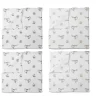 Bacati - Happy Monkeys Green/Gray/Beige Unisex Muslin Swaddling Blankets Set Of 4 -Baby World Shop GUEST 891c68d9 04f4 4fd8 a3ad 9125bc30c979