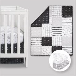 The Peanutshell Preston Black & White Crib Bedding Set, 4pc To 12 Pc 25 The Peanutshell Preston Black & White Crib Bedding Set, 4pc To 12 Pc -Baby World Shop GUEST 895d54eb eb78 4be6 8c89 b04ce27f173e