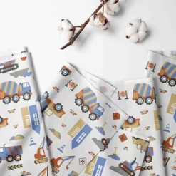 Bacati - Construction Yellow Orange Blue Gray 4 Pc Toddler Bedding Set 12 Bacati - Construction Yellow Orange Blue Gray 4 Pc Toddler Bedding Set -Baby World Shop GUEST 897c19fe 5887 42cd bf0c 98883639421d