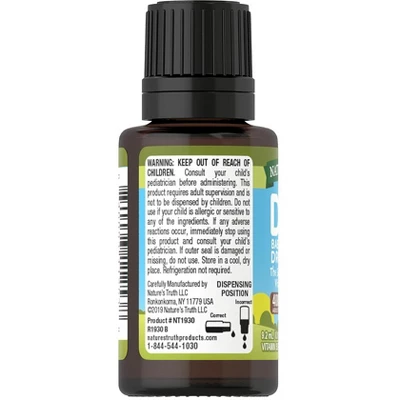 Nature's Truth Vitamin D Drops For Infants And Kids 400 IU | 9.2 ML 8 Nature's Truth Vitamin D Drops For Infants And Kids 400 IU | 9.2 ML - Image 6