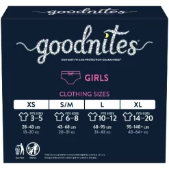 Goodnites Girls' Nighttime Bedwetting Underwear - (Select Size And Count) -Baby World Shop GUEST 8d5efadd 257b 44c1 b481 168cc20b4326