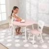 Round Storage Table And Chair Set White/Pink - KidKraft -Baby World Shop GUEST 8d8a500f e930 4c42 b5cc ce9c11281c5c