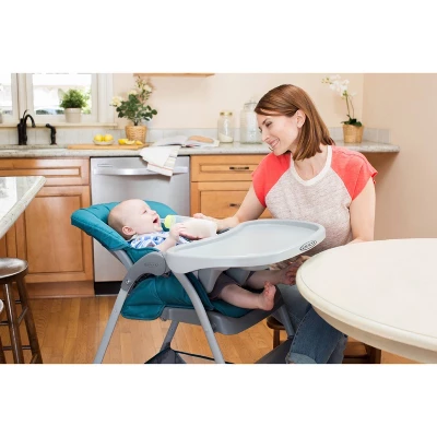 Graco Slim Snacker 2-in-1 High Chair - Whisk 6 Graco Slim Snacker 2-in-1 High Chair - Whisk - Image 4