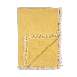 Crane Baby 6-Layer Muslin Baby Blanket With Tassel Edge -Baby World Shop GUEST 90c56778 ee3a 49ae 895a bf5c8311c107