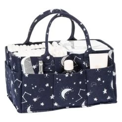 Sammy & Lou Printed Felt Storage Caddy - Stars -Baby World Shop GUEST 90edc8c9 fe49 40c0 8598 61109e1d61a6