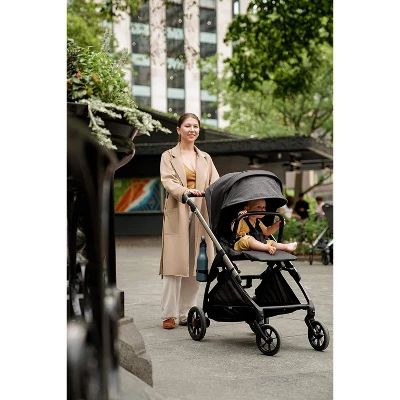 Inglesina Electa Full Size Baby Stroller - Lightweight At 19 Lbs, Reversible Seat, Compact Fold, One-Handed Open & Close - Chelsea Gray 4 Inglesina Electa Full Size Baby Stroller - Lightweight At 19 Lbs, Reversible Seat, Compact Fold, One-Handed Open & Close - Chelsea Gray - Image 2