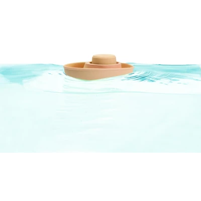 Plantoys| Rubber Convertible Boat – Pastel Orange 7 Plantoys| Rubber Convertible Boat – Pastel Orange - Image 5