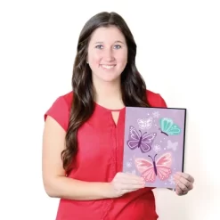 Big Dot Of Happiness Beautiful Butterfly - Floral Nursery Wall Art And Kids Room Decor - 7.5 X 10 Inches - Set Of 3 Prints -Baby World Shop GUEST 937add69 b371 4f05 9f82 f5bc8590f057