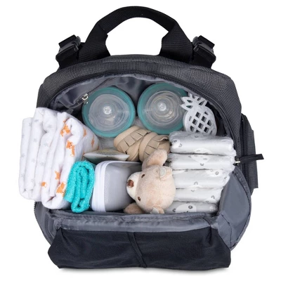 Eddie Bauer Rocky Back Pack Diaper Bag - Gray 4 Eddie Bauer Rocky Back Pack Diaper Bag - Gray - Image 2