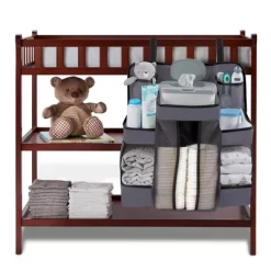 LA Baby Diaper Caddy And Nursery Organizer For Baby's Essentials - Gray -Baby World Shop GUEST 96edecf4 ff75 4d23 a189 383067fd9767