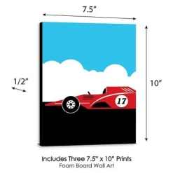 Big Dot Of Happiness Let's Go Racing - Racecar - Nursery Wall Art, Race Car Kids Room Decor & Game Room Home Decor - 7.5 X 10 Inches - Set Of 3 Prints -Baby World Shop GUEST 971e5229 8634 44ac 8490 a40c66d8aba8