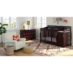 Storkcraft Portofino 5-in-1 Convertible Crib And Changer -Baby World Shop GUEST 975803c7 cf32 4da5 a60e 6d4bd275465f