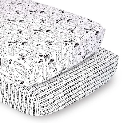 The Peanutshell Preston Black & White Crib Bedding Set, 4pc To 12 Pc 5 The Peanutshell Preston Black & White Crib Bedding Set, 4pc To 12 Pc - Image 3