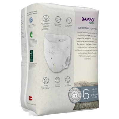 Bambo Nature Dream Unisex Training Pants, Size 6 3 Bambo Nature Dream Unisex Training Pants, Size 6