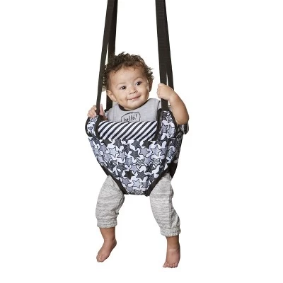 Evenflo Exersaucer Doorway Jumper Star Power - Black 4 Evenflo Exersaucer Doorway Jumper Star Power - Black - Image 2