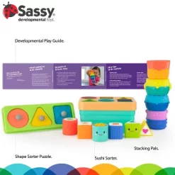 Sassy Toys Stem Gift Set - 12pc -Baby World Shop GUEST 99594bf6 12f2 4e50 8415 95063a537ede