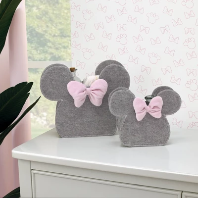 Disney Baby Minnie Mouse Diaper Storage - 2pk 4 Disney Baby Minnie Mouse Diaper Storage - 2pk - Image 2