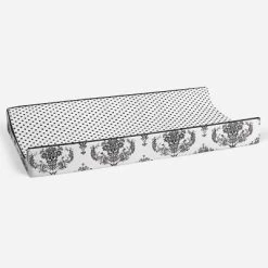 Bacati - Classic Damask White/Black Pin Dots Changing Pad Cover 13 Bacati - Classic Damask White/Black Pin Dots Changing Pad Cover -Baby World Shop GUEST 9bdb93f3 ca2a 4956 86ef ffd52cf3fe16
