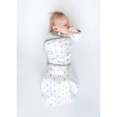 SwaddleDesigns Omni Swaddle Sack Swaddle Wrap - White - S - 0-3 Months 7 SwaddleDesigns Omni Swaddle Sack Swaddle Wrap - White - S - 0-3 Months - Image 5