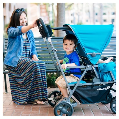 Joovy Caboose Ultralight Sit Stand Double Stroller 6 Joovy Caboose Ultralight Sit Stand Double Stroller - Image 4