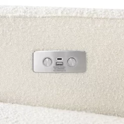 Babyletto Sigi Glider Recliner With Electronic Control And USB With Light Wood Base - Greenguard Gold Certified -Baby World Shop GUEST 9f0ed822 d960 47d3 b5b0 d4adae59b007