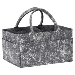 Sammy & Lou Printed Felt Storage Caddy - Floral