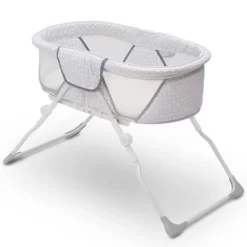 Delta Children EZ Fold Ultra Compact Travel Bassinet - Gray -Baby World Shop GUEST a679b6a9 9634 4e73 ac98 91b8143a741b