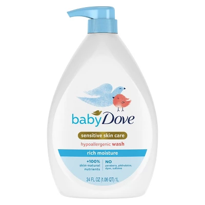Baby Dove Rich Moisture Hypoallergenic Body Wash - 34 Fl Oz 3 Baby Dove Rich Moisture Hypoallergenic Body Wash - 34 Fl Oz