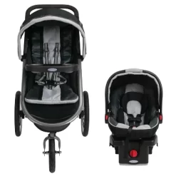 Graco Fast Action Fold Jogger Click Connect Travel System - Gotham