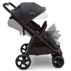 Jeep Destination Ultralight Side X Side Double Stroller By Delta Children - Midnight Black -Baby World Shop GUEST a900cc5b 91a0 470a a865 31a55f94d6a6