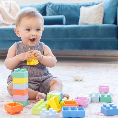 Infantino Go Gaga! Super Soft 1st Building Blocks 3 Infantino Go Gaga! Super Soft 1st Building Blocks