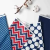 Bacati - MixNMatch Navy Red Chevron Dots 3 Pc Toddler Sheet Set -Baby World Shop GUEST aaeda8c2 05a2 472c 881e cf295ae7e322