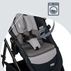 Britax Brook+ Modular Baby Stroller - Graphite Onyx -Baby World Shop GUEST ab1ca184 e343 4e37 9bd3 5f6a8ed1e026