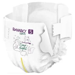 Bambo Nature Baby Baby Diaper Size 5 27 To 40 Lbs. 1000021011, 44 Ct