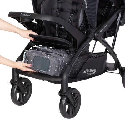 Baby Trend Sit N' Stand Double 2.0 Stroller - Madrid Black 10 Baby Trend Sit N' Stand Double 2.0 Stroller - Madrid Black - Image 8