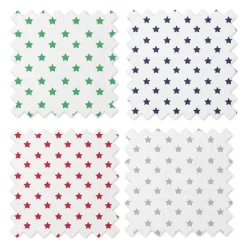 Bacati - Stars Boys Swaddling Muslin Blankets Of 4 (Navy,Green, Red,Gray) -Baby World Shop GUEST af08d297 b0f4 42bf 8644 e11e8bea98da