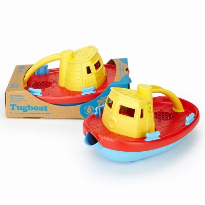 Green Toys Eco-Friendly Scoop(R) And Pour Tug Boats - Set Of 2 5 Green Toys Eco-Friendly Scoop(R) And Pour Tug Boats - Set Of 2 - Image 3