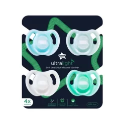Tommee Tippee Ultra-Light Silicone Baby Pacifier 0-6m - 4pk -Baby World Shop GUEST b0fa48fb b788 48e6 8066 b88b145f3137