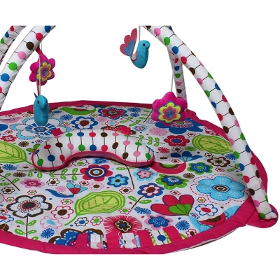 Bacati - Baby Activity Gyms & Playmats (Botanical Pink/Multi) 3 Bacati - Baby Activity Gyms & Playmats (Botanical Pink/Multi)