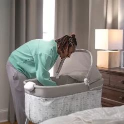 Ity By Ingenuity Snuggity Snug Soothing Vibrations Bassinet - Nimbu -Baby World Shop GUEST b28c0396 e168 4b04 a4eb 9a554577528c