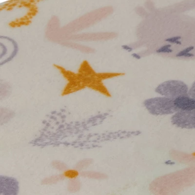 Chick Pea Lovey Faux-shearling Baby Blanket For Girl Comforting Plush Microfibers 4 Chick Pea Lovey Faux-shearling Baby Blanket For Girl Comforting Plush Microfibers - Image 2