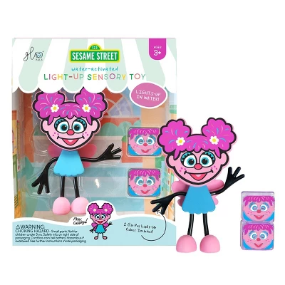 Glo Pals Sesame Street Character Abby Cadabby & 6 Light Up Water Cubes 3 Glo Pals Sesame Street Character Abby Cadabby & 6 Light Up Water Cubes