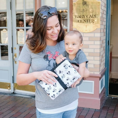 Disney Baby By J.L Childress Full Body Changing Pad Mickey Minnie - Ivory 3 Disney Baby By J.L Childress Full Body Changing Pad Mickey Minnie - Ivory