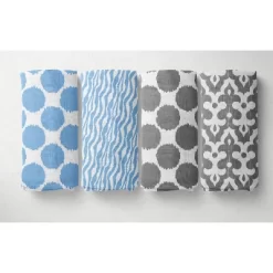 Bacati - Ikat Dots Zebra Blue Grey Muslin Boys 8 Pc Crib Set With Crib Rail Guard 13 Bacati - Ikat Dots Zebra Blue Grey Muslin Boys 8 Pc Crib Set With Crib Rail Guard -Baby World Shop GUEST b3c94547 7c3d 4a67 a314 b7c4d19dfddb