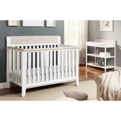 Suite Bebe Hayes 4-in-1 Convertible Crib - White/Natural