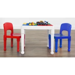 3pc 2 In 1 Square Activity Table With 2 Chairs Blue/Red - Humble Crew 15 3pc 2 In 1 Square Activity Table With 2 Chairs Blue/Red - Humble Crew -Baby World Shop GUEST b590a766 002a 4b7f a59d ecc81694b07e