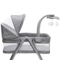 Simmons Kids' City Sleeper Bassinet - Gray Tweed -Baby World Shop GUEST b5af111e 69fb 45a5 9b13 fcd9f1054c32