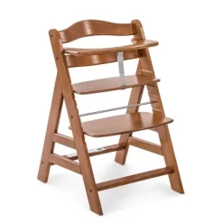 Hauck Alpha+ Grow Along Adjustable Wooden High Chair Seat W/ 5 Point Harness & Bumper Bar For Baby & Toddler Up To 198 Lbs -Baby World Shop GUEST b6ab9dd1 3def 4762 ba24 ac583a5b6853