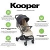 Joovy Kooper Lightweight Compact Single Stroller With Tray, Sand -Baby World Shop GUEST b76396fc c70c 4b39 8dda 44b9efbf4806